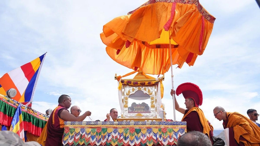 Amit Shah Arrives in Leh for Buddha Relics Expo amid Ladakh Talks