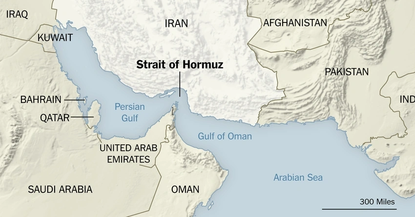 Iran blocks Strait of Hormuz, US issues advisory after strike