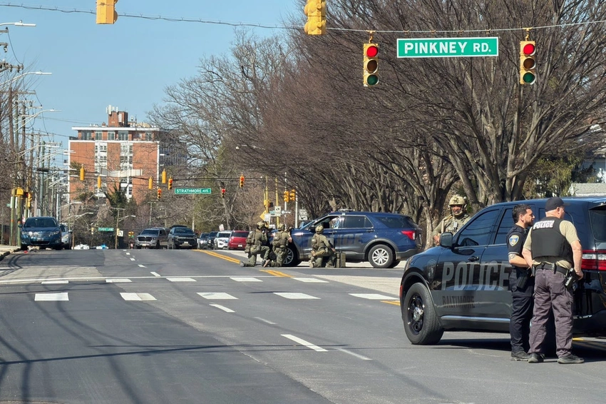 Baltimore Officer Wounded, Suspect Dead in Active Shootout Near Synagogue