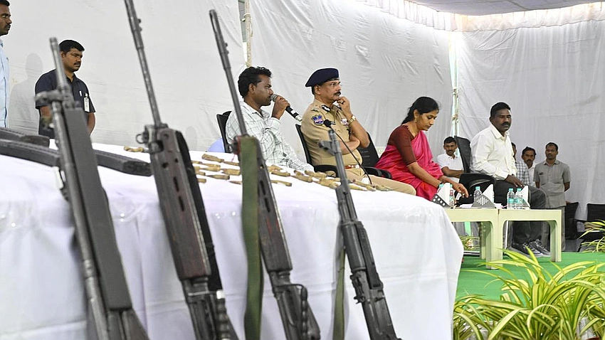 37 Maoists Surrender in Telangana, Including 3 Senior Leaders