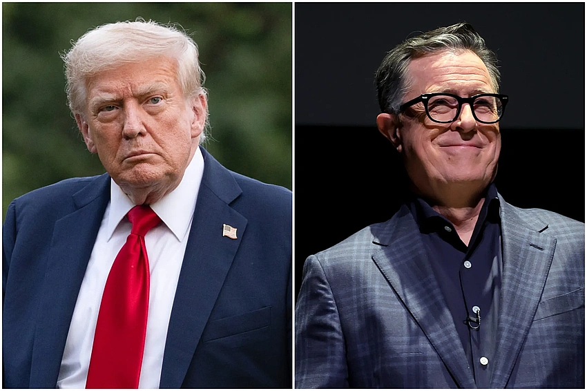 Trump Demands CBS Cancel Colbert Show Ahead of Christmas