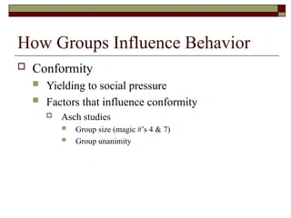 Group conformity pressure, unanimous decision group