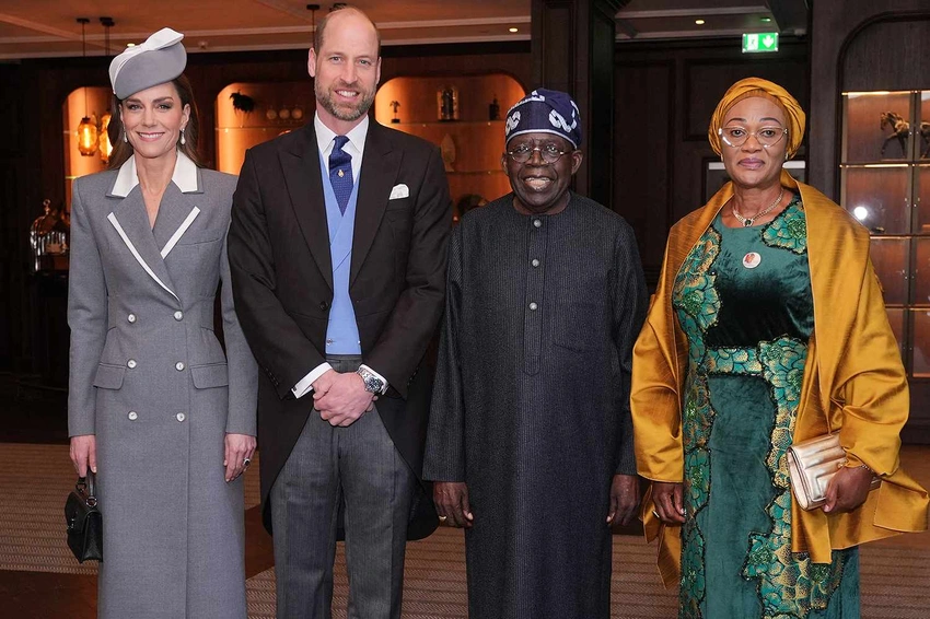 Kate Shines in Tiara as Nigeria State Visit Comes to Windsor