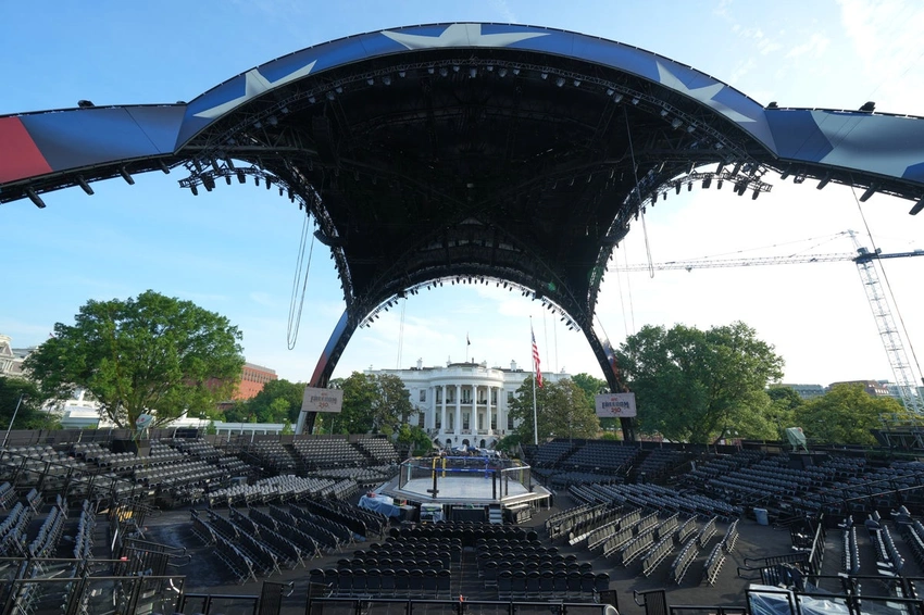 UFC Octagon Takes Over White House Lawn for Trump's 80th & Nation's 250th!