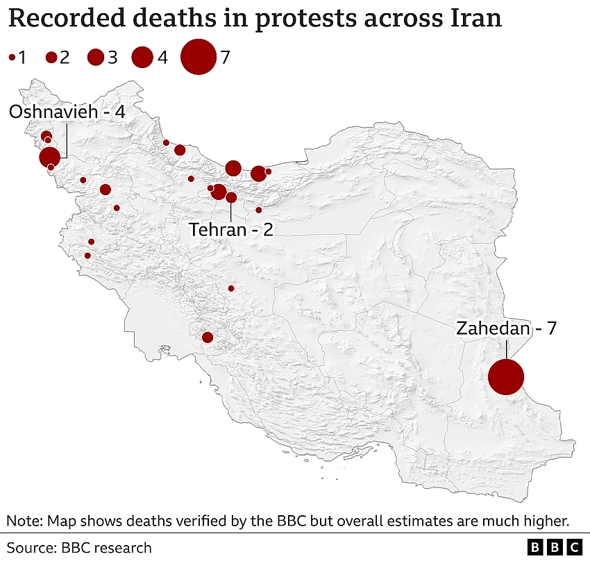 Iran Protests Toll Tops 5,000 as Crackdown Intensifies