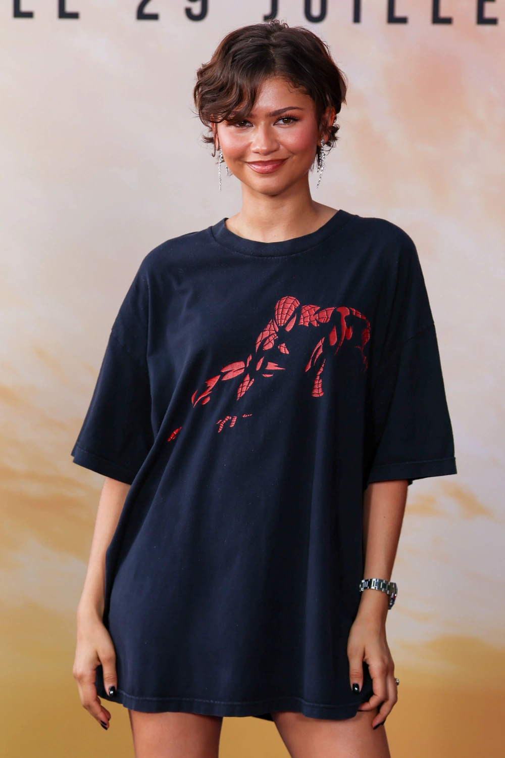 Zendaya's $35 Vintage Spider-Man Tee Steals Paris Spotlight!