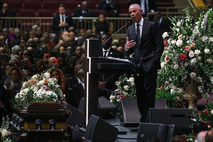 Obama slams Trump era at Rev. Jesse Jackson memorial