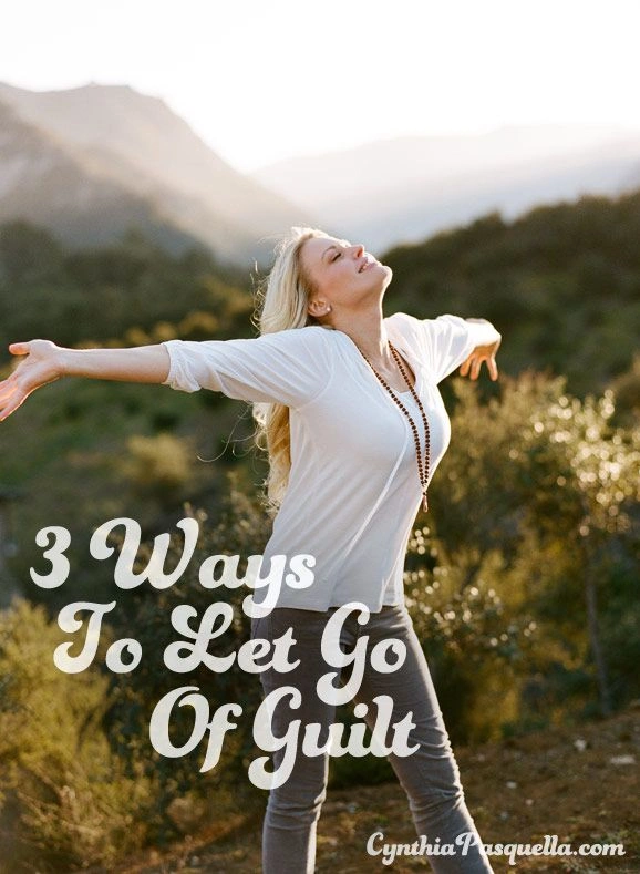 Smiling young person, letting go of guilt