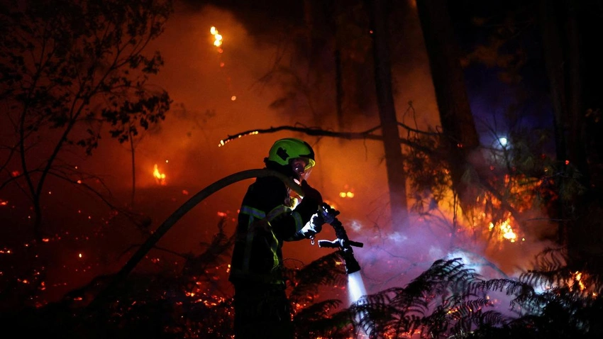 France Wildfires Rage: 55,000 Evacuated, Bordeaux Threatened!