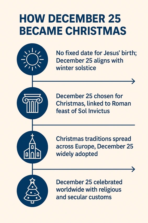 How December 25 Became Christmas: The History Behind the Holiday