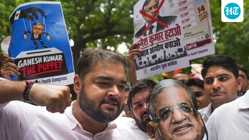 Congress Fury Erupts: UP Police Clash Amid Nationwide CEC Resignation Protests