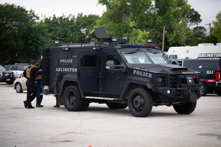 SWAT Team Deployed Near Future England World Cup Venue in Arlington 🚨