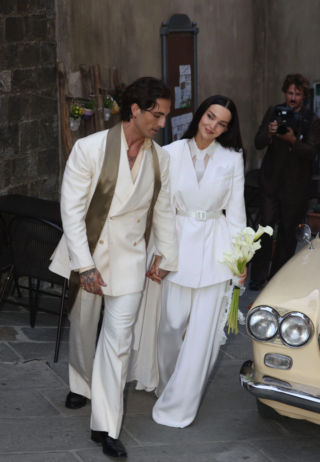 Bye-Bye Ballgowns! Dove Cameron's Suit Redefines Bridal Chic