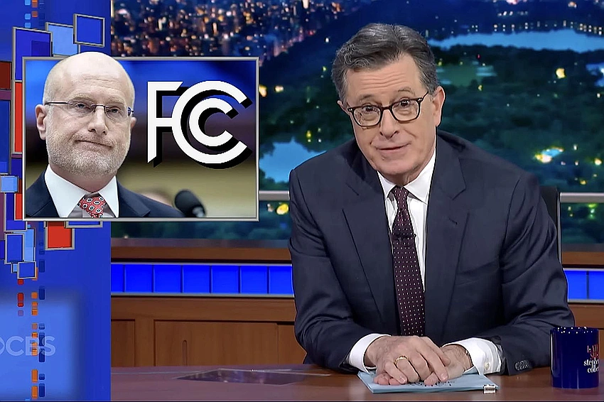 CBS blocks Colbert interview; FCC row fuels censorship claims