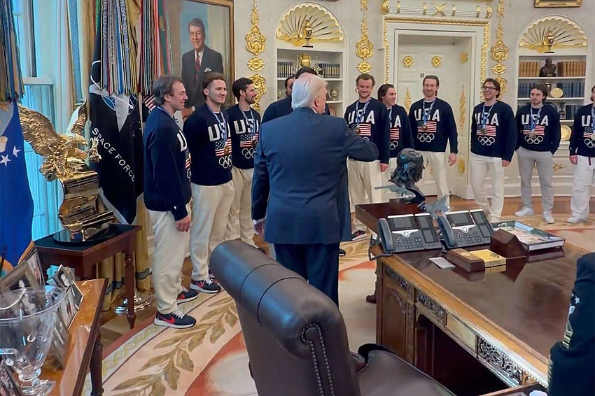 Team USA Hockey Heads to White House After Olympic Gold — Five Skipped Visit