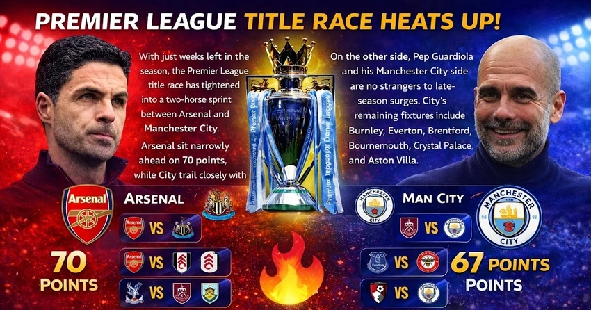 Arsenal Crown in Sight After City Draw: New Title Prediction