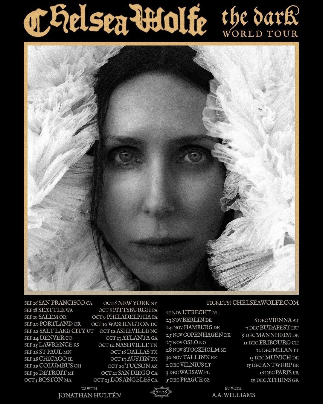 Chelsea Wolfe's Dual Drop: New Tracks & Tour Ignite Fan Frenzy