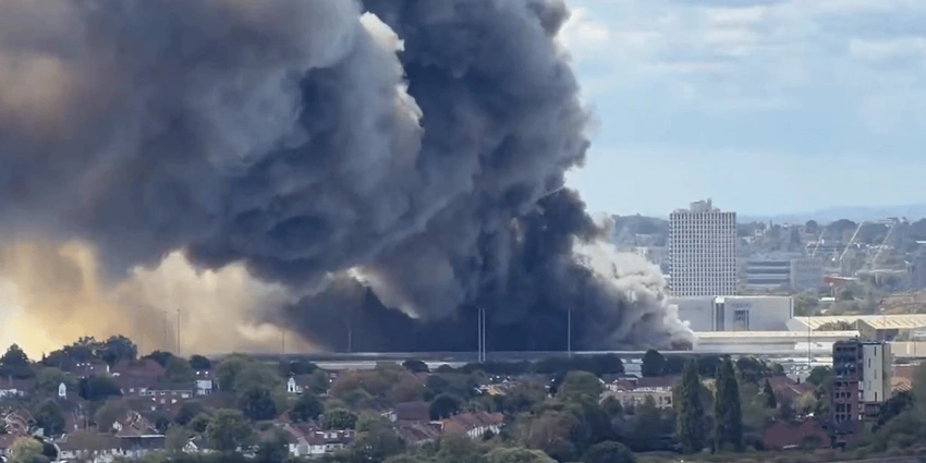 London Ablaze! Massive Neasden Fire Sparks Travel Chaos & Smoke Alert