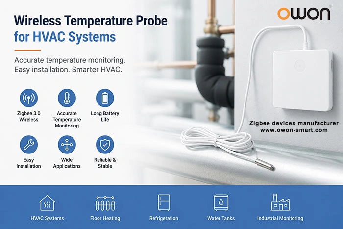 Applications of Wireless Temperature Probes in Modern HVAC Systems