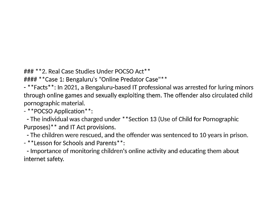 Bengaluru residential school owner, principal arrested in POCSO case