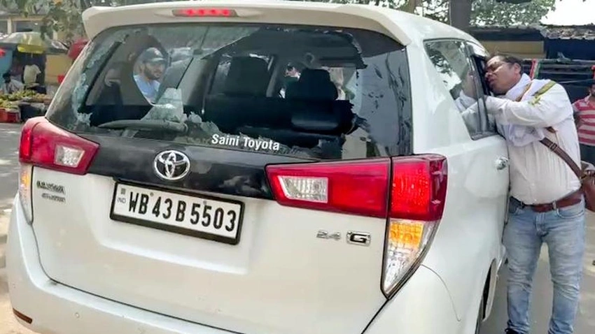 BJP Candidate Agnimitra Paul's car attacked in Asansol as WB polls open