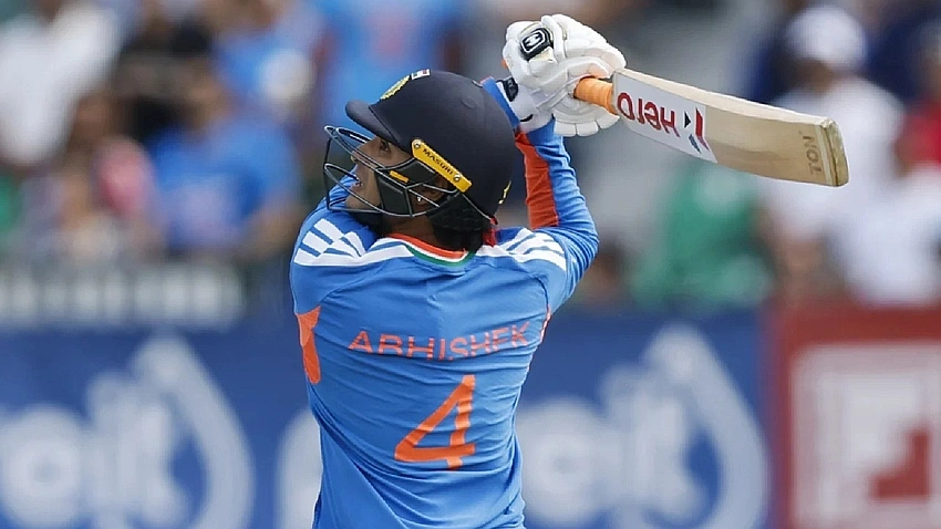 Abhishek Sharma makes Indian cricket history with 100 sixes in a year