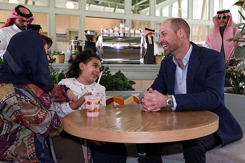 Prince William Focuses on Conservation During Saudi Visit, Meets Women Players
