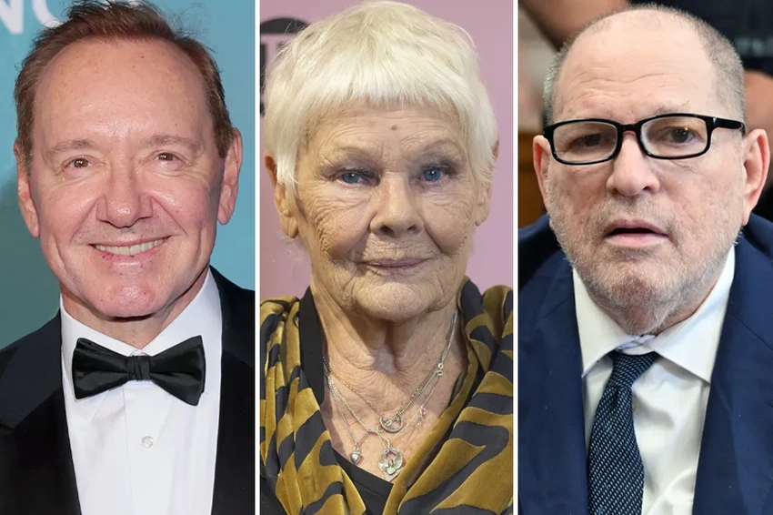 Judi Dench Still Texts Spacey, Says Weinstein Has Done His Time