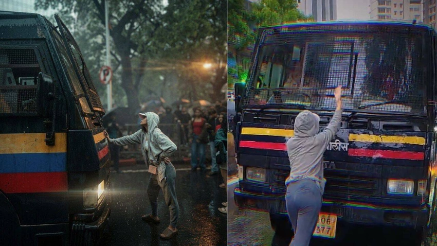 Viral Hero: Rhiya Ahir Stops Police Van, Becomes Symbol of Youth Resistance
