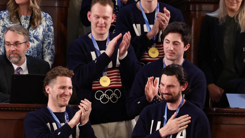 Trump awards Medal of Freedom to hockey goalie Connor Hellebuyck at State of the Union