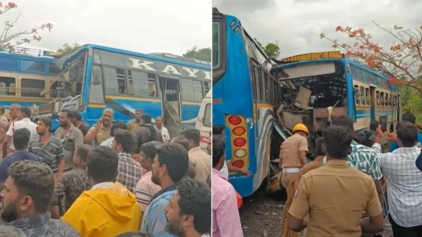 Six Dead as Two Buses Collide in Tamil Nadu's Tenkasi, Over 50 Injured