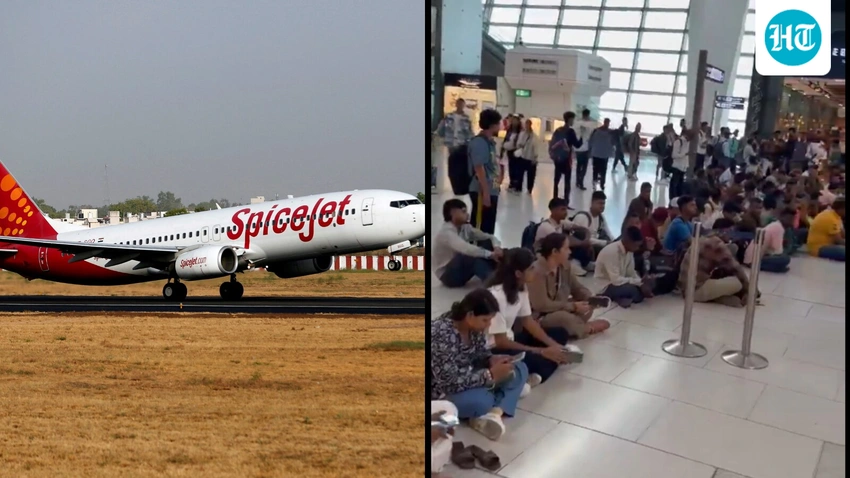 SpiceJet Dubai Flights Delayed: Passengers Protest at Delhi Airport!