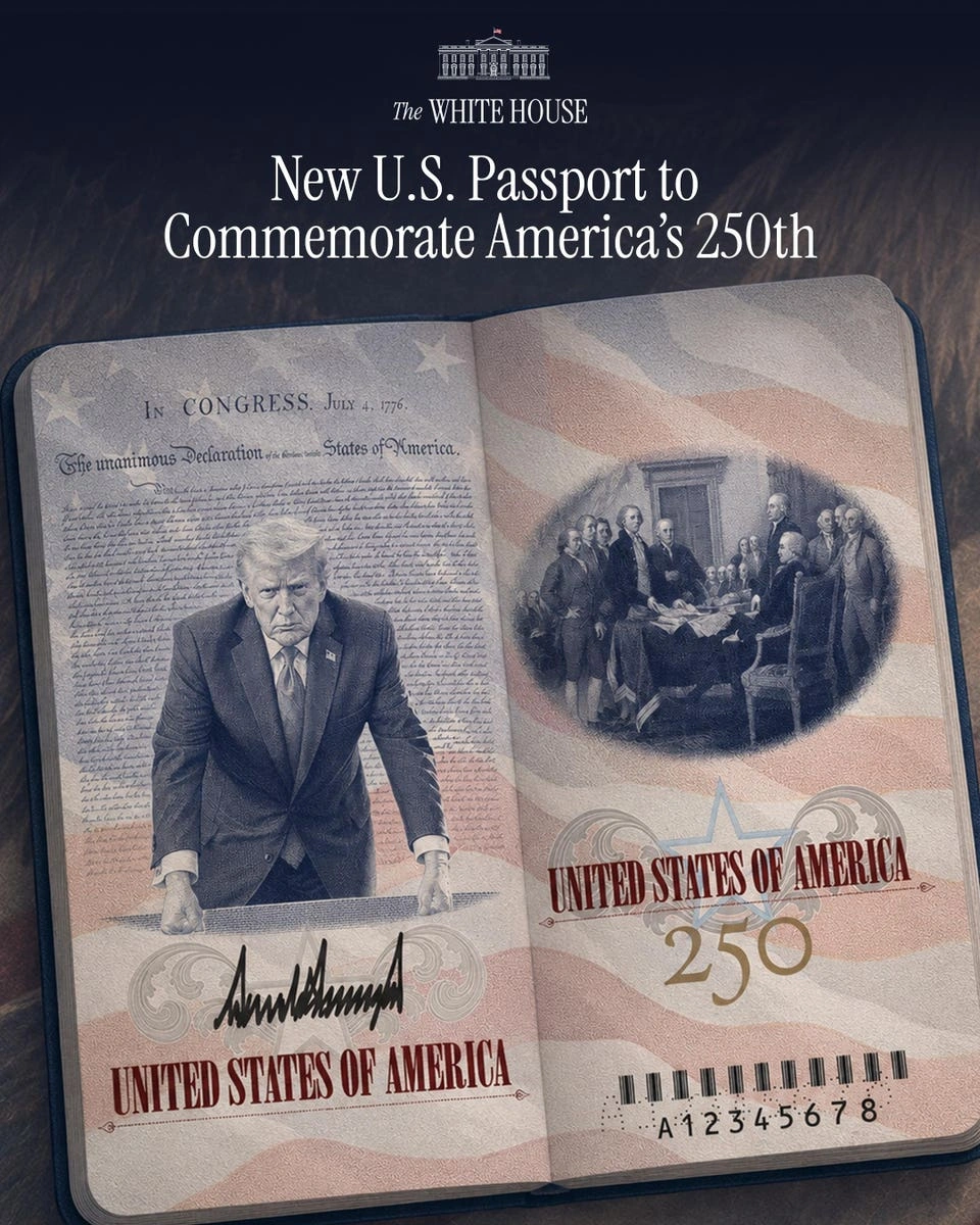 Trump's New Passport Design Sparks Outcry: 'Creepy Dictatorial Vibe'