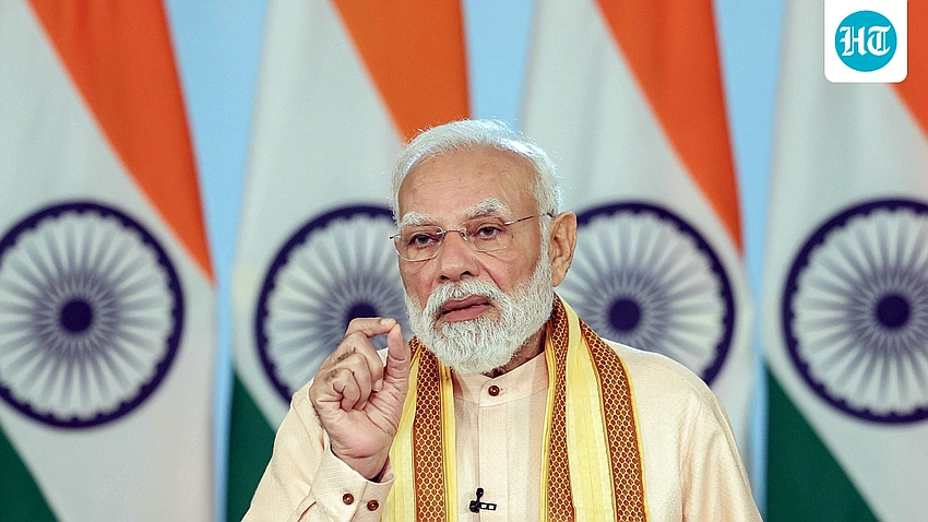 Modi in Udupi: Massive crowds greet PM ahead of Gita recital