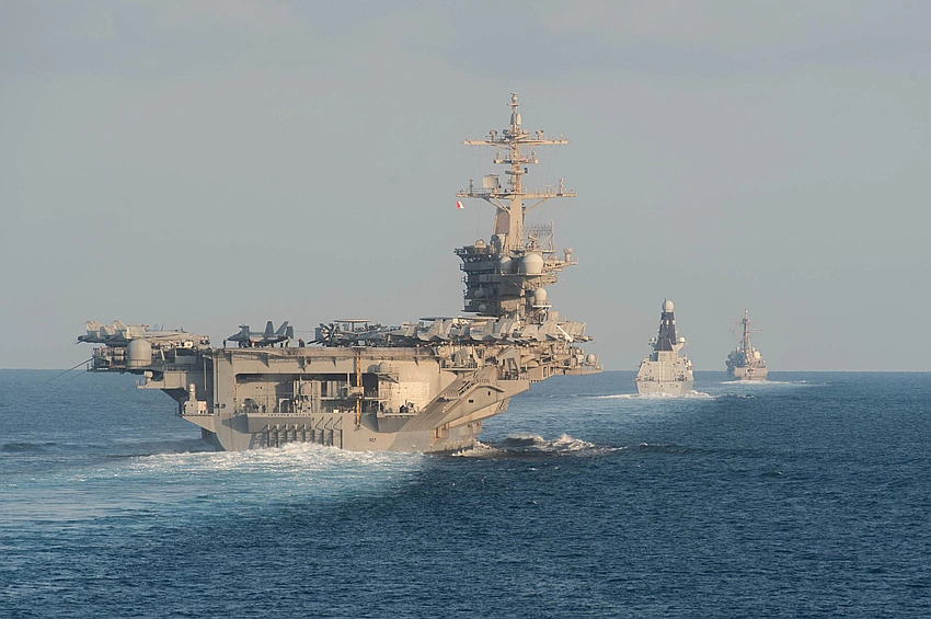 F-35C Downs Iranian Drone Near USS Lincoln Carrier