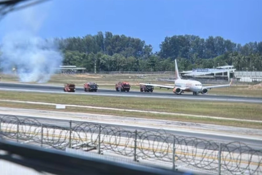 Air India Express Plane Loses Nose Wheel in Phuket Landing