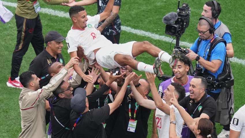 Morocco Makes History! 🇲🇦 Atlas Lions Roar into World Cup Quarter-Finals!