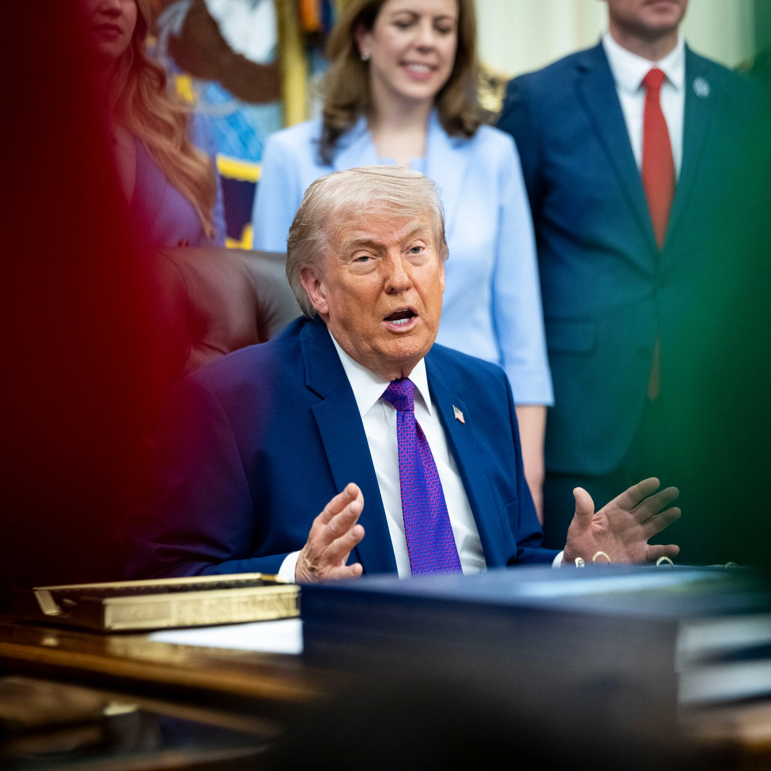 DOJ weighs settling Trump's $10B tax returns suit; Johnson dodges question