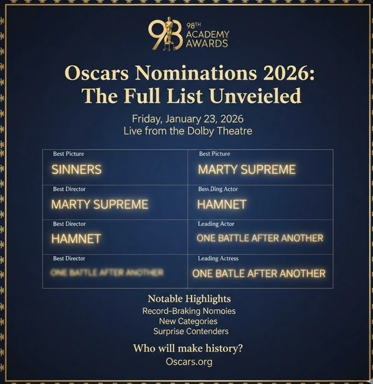 Wicked Snubs, Mescal Misses: 2026 Oscar Nominations Shake-Up