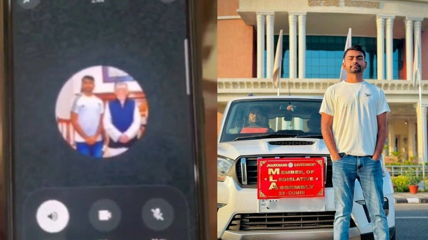Karnataka MLA's daughter slaps cop at temple! 😲 Viral Video surfaces