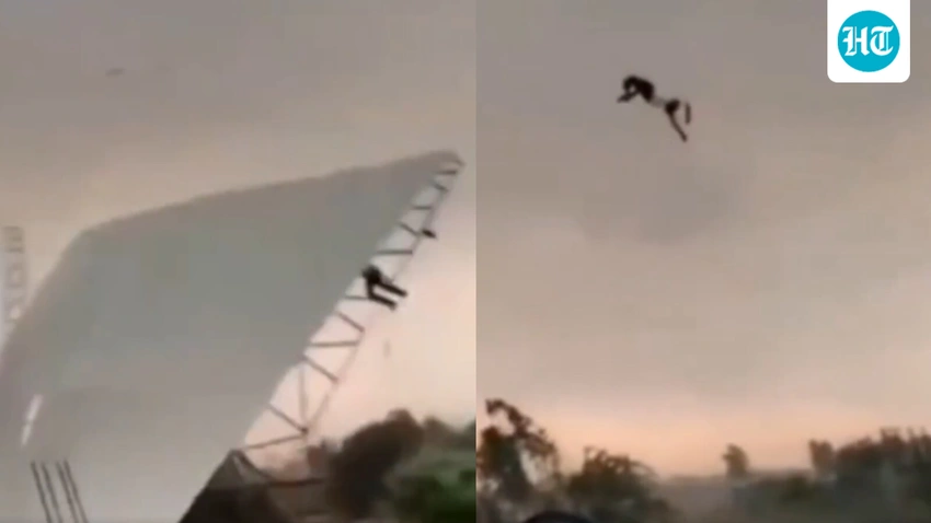 Bareilly Man Lifted by Tin Shed as UP Storms Kill Dozens