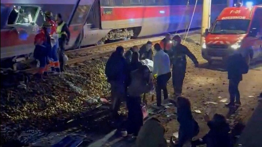 Two high-speed trains collide in Spain; dozens feared dead