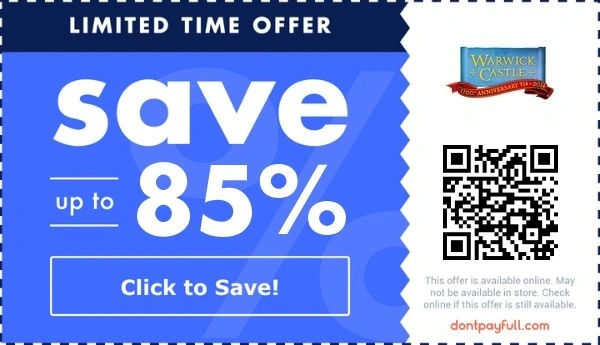 Save big on Warwick Castle tickets with March 2026 promo codes