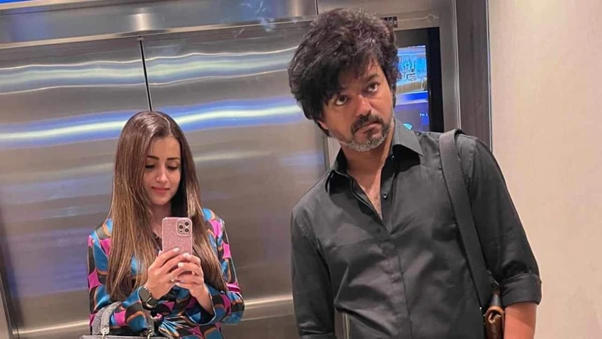 Vijay and Trisha Spark Romance Rumors at Chennai Wedding Reception