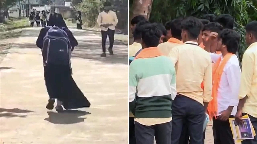Karnataka College Dress-Code Row: Burqa vs Saffron Shawl Sparks Uniform Order