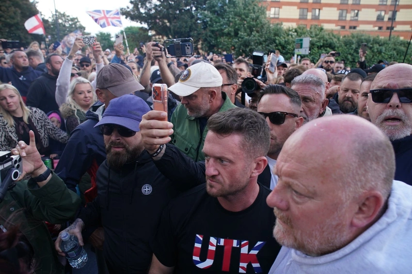 Far-Right Activist Tommy Robinson Detained at Heathrow Under Counter-Terror Laws!