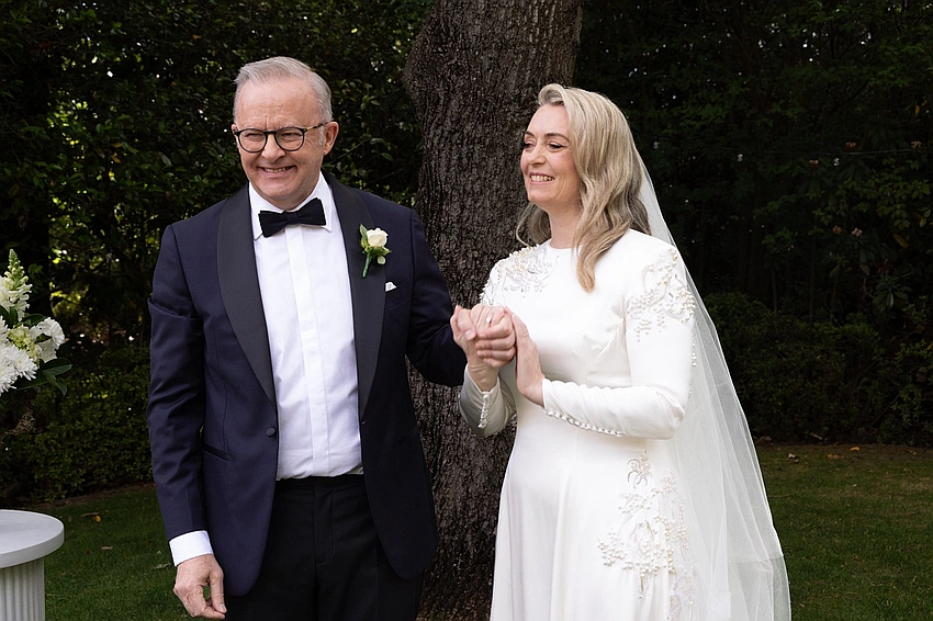 Anthony Albanese Ties the Knot with Jodie Haydon in A Historic In-Office Wedding