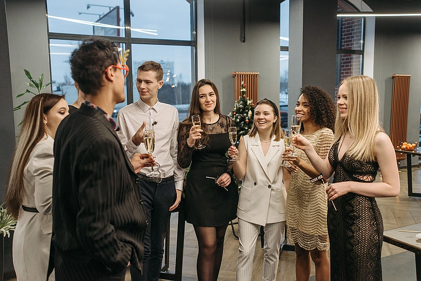 People networking at an event, diverse group, professional Pexels photo