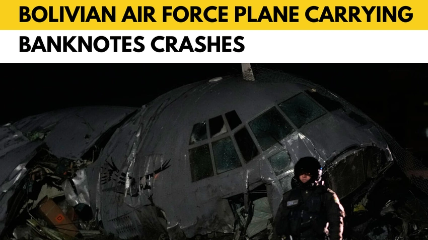El Alto plane crash leaves at least 20 dead as banknotes spark chaos