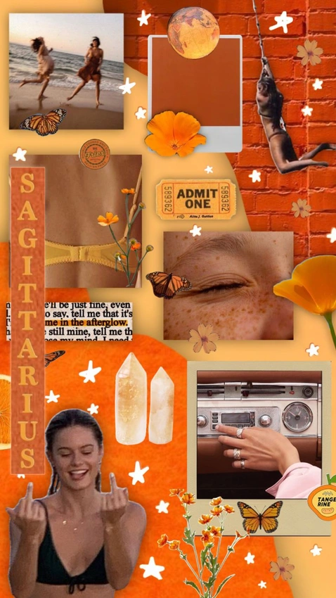 Sagittarius tropical punch aesthetic